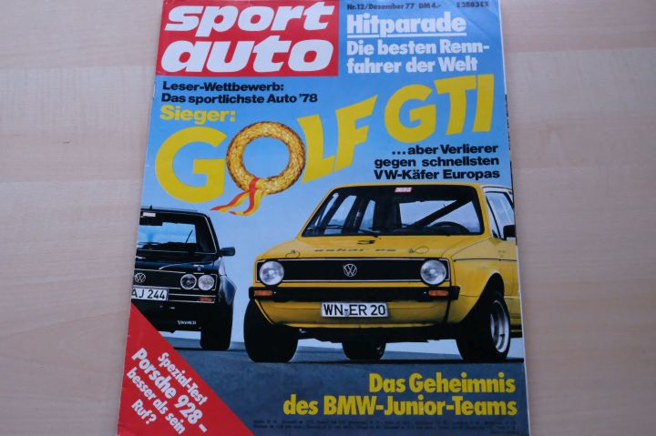 Deckblatt Sport Auto (12/1977)